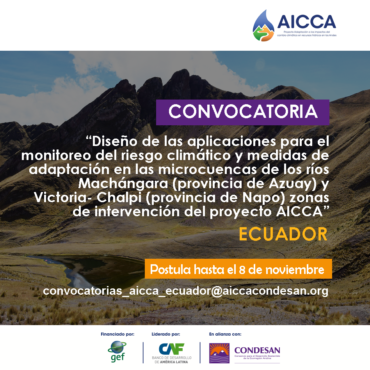 Convocatoria AICCA Ecuador