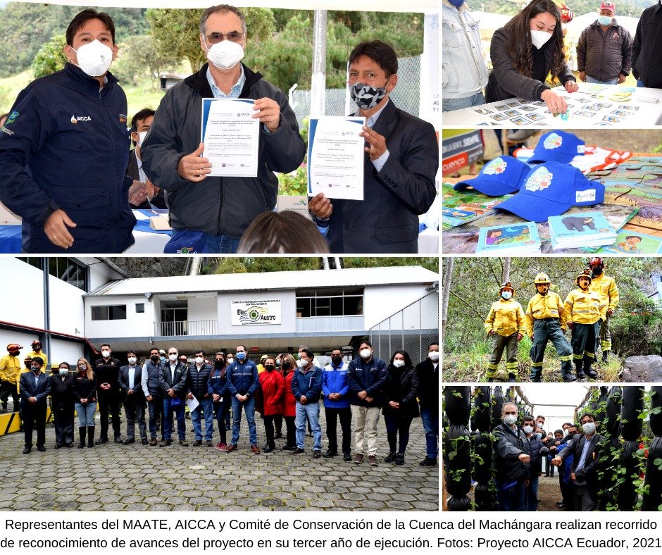 Recorrido en el marco del 23 aniversario del Comité de Conservación de la Cuenca del Machángara evidencia importantes avances de AICCA en Ecuador