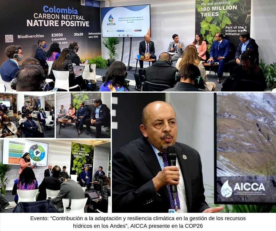 Acciones concretas para la adaptación y la resiliencia en las montañas: AICCA en la COP26