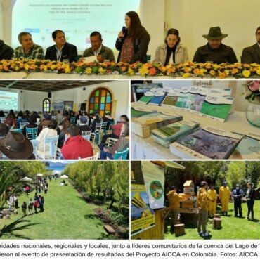 Gobernanza y capacidades de adaptación instaladas en el territorio es el legado del Proyecto AICCA en Colombia