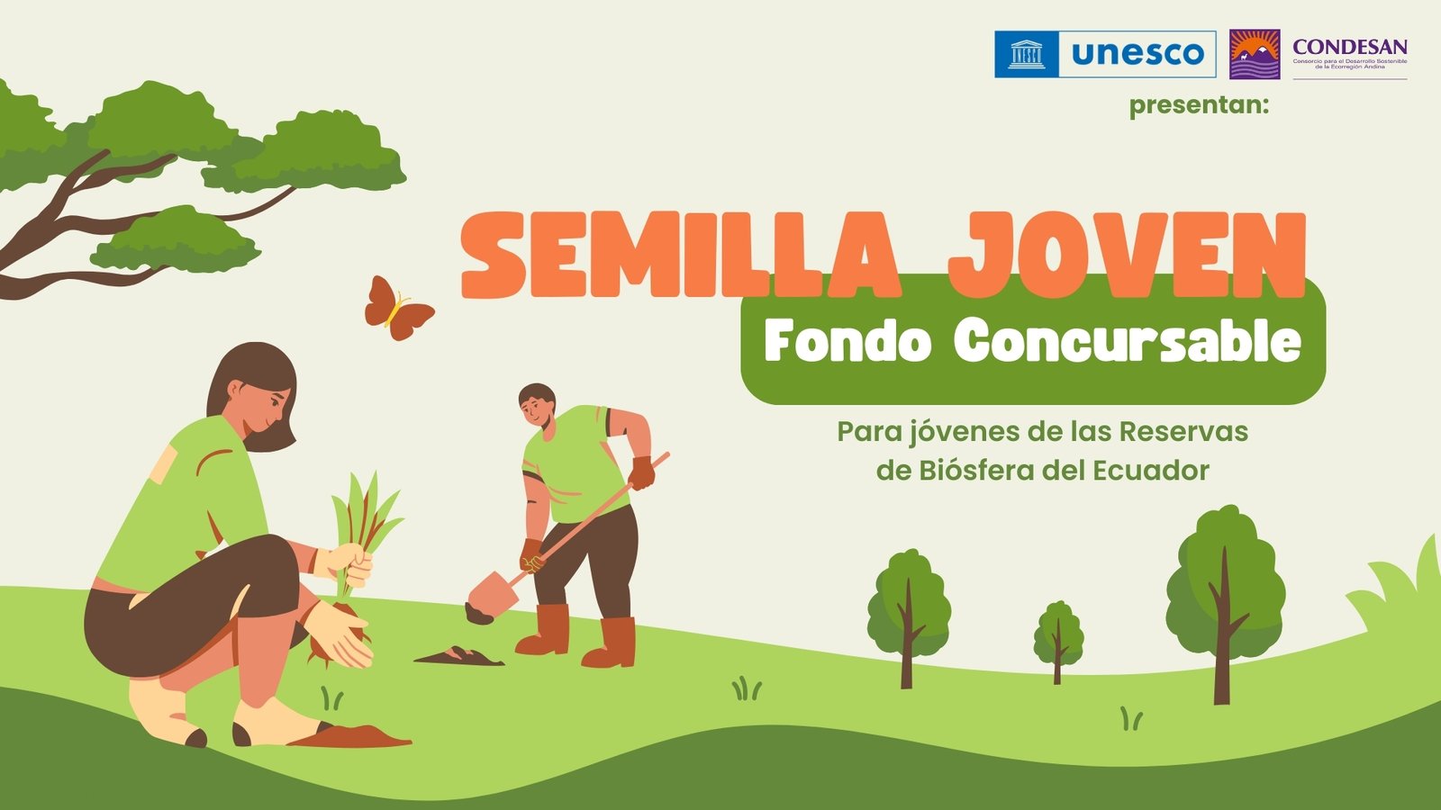 ¡Convocatoria abierta! “Semilla Joven”: Financia tu proyecto verde en las Reservas de Biósfera de Ecuador