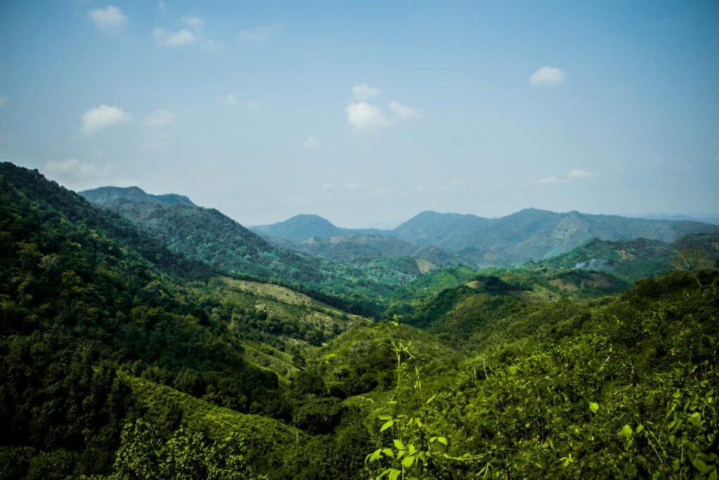 COP30, Explore the lush, rolling hills of Colombia's Andes, captured in this breathtaking mountain landscape photo.