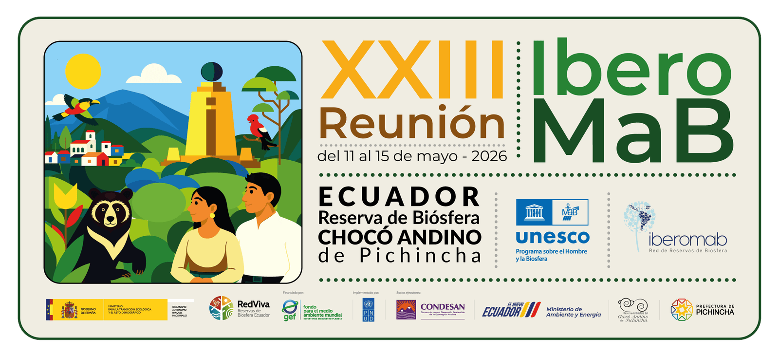 Ecuador recibe por primera vez la XXIII Reunión IberoMaB: 25 países trazan el futuro de las Reservas de Biósfera