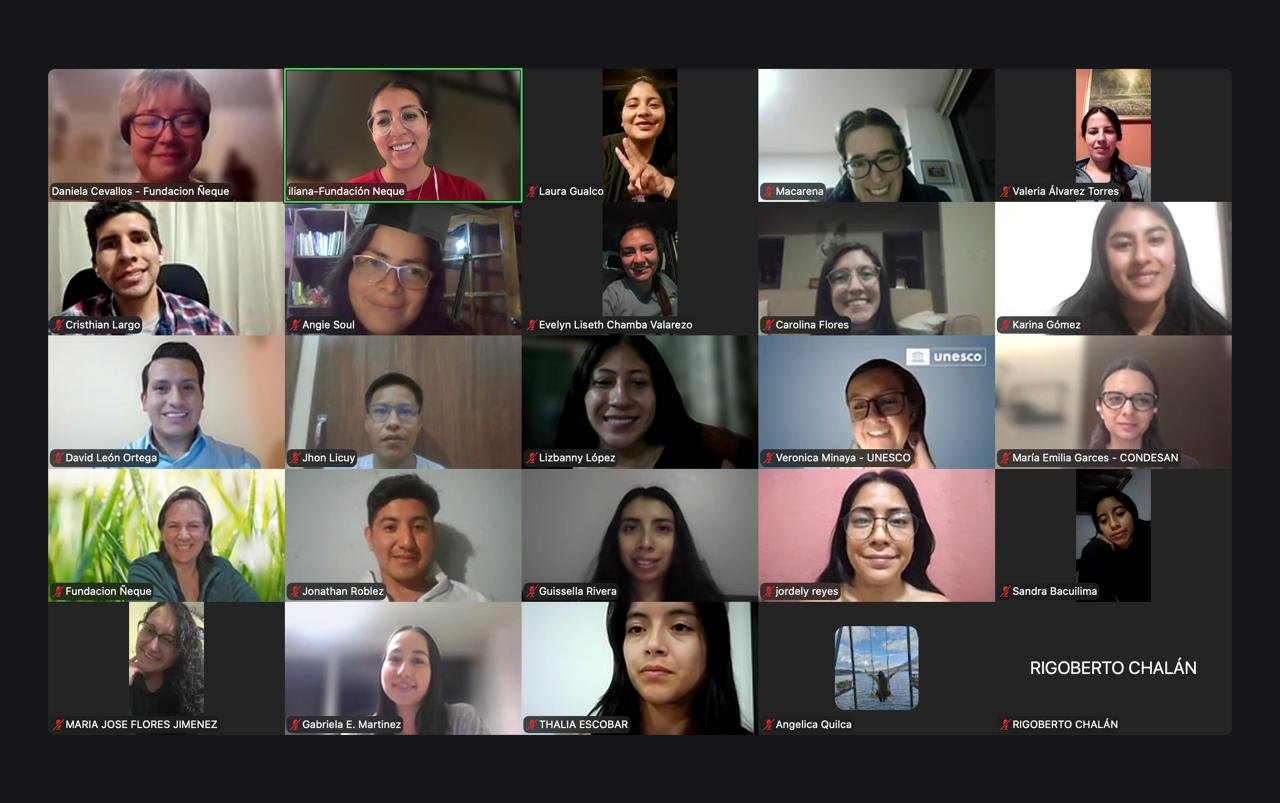 Raíces que se encuentran: jóvenes de las Reservas de Biósfera del Ecuador celebran el cierre de un proceso de formación y miran hacia el futuro